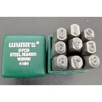 Wynns 9pcs Steel Number (ALL SIZES)